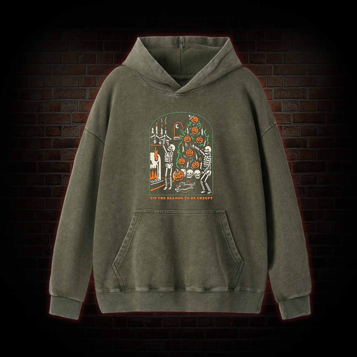 Comfort Colors® Halloween Washed Hoodie