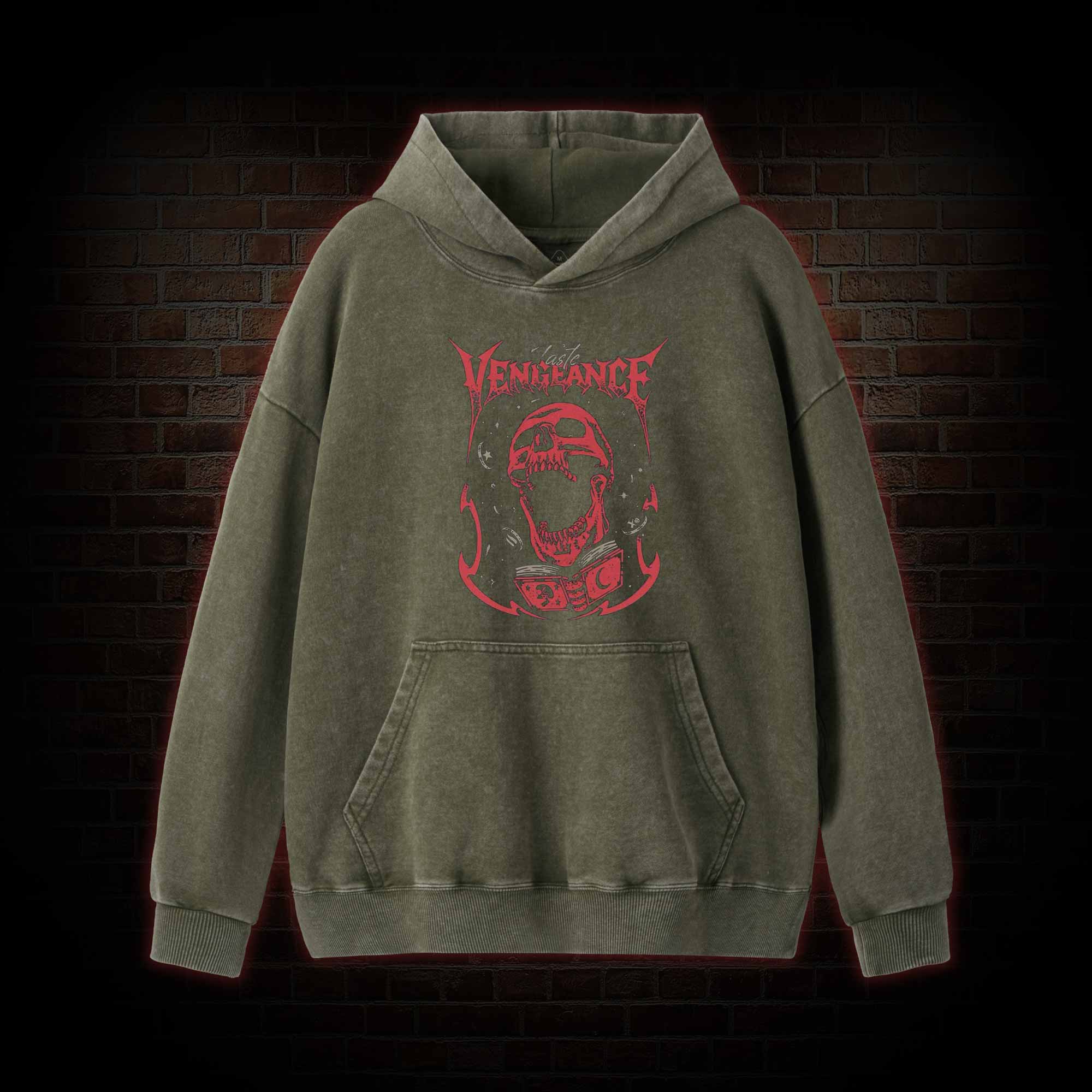 Taste Vengeance Washed Hoodie