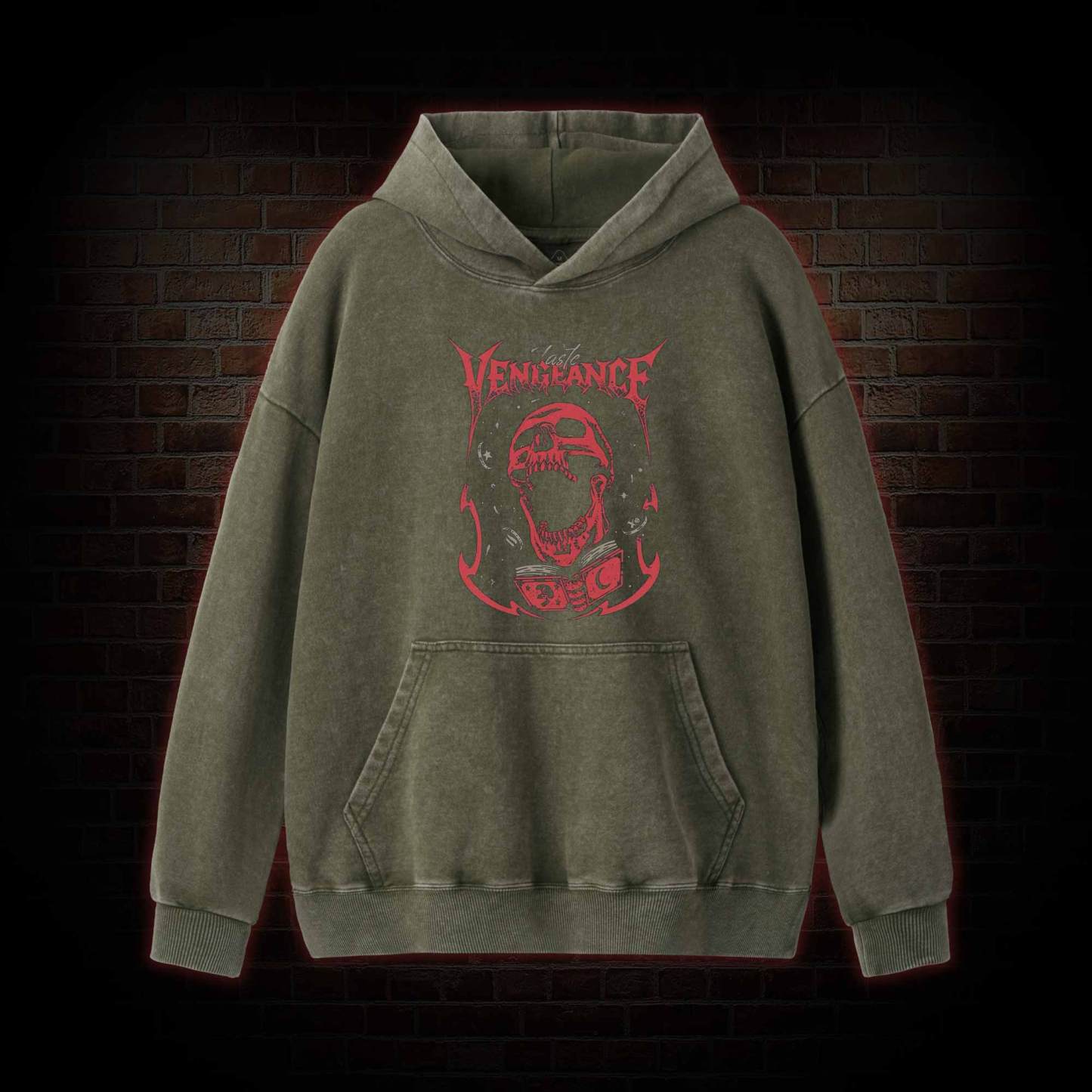 Taste Vengeance Washed Hoodie