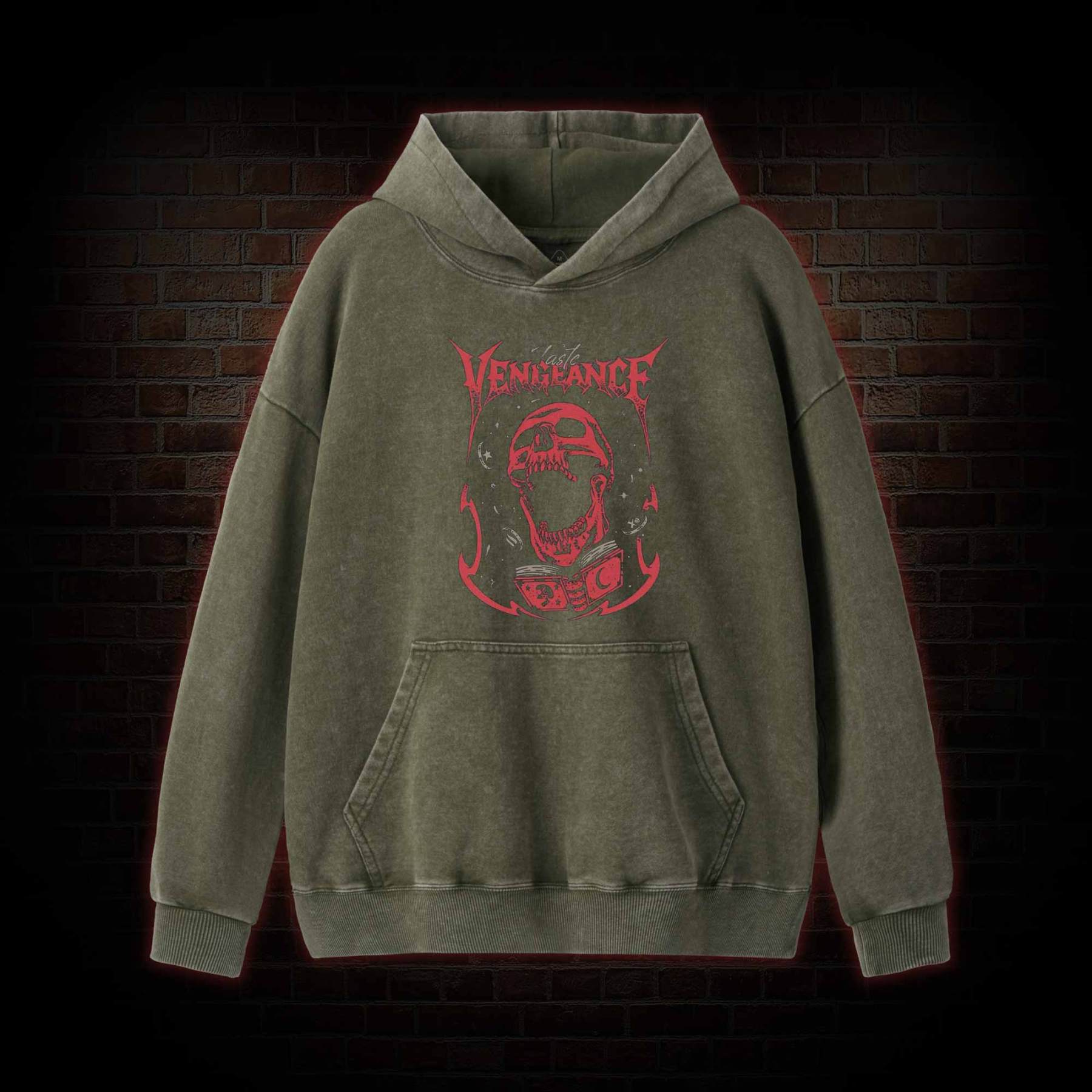 Taste Vengeance Washed Hoodie