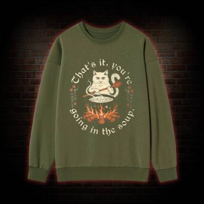 Weird Medieval Cat Sweatshirt
