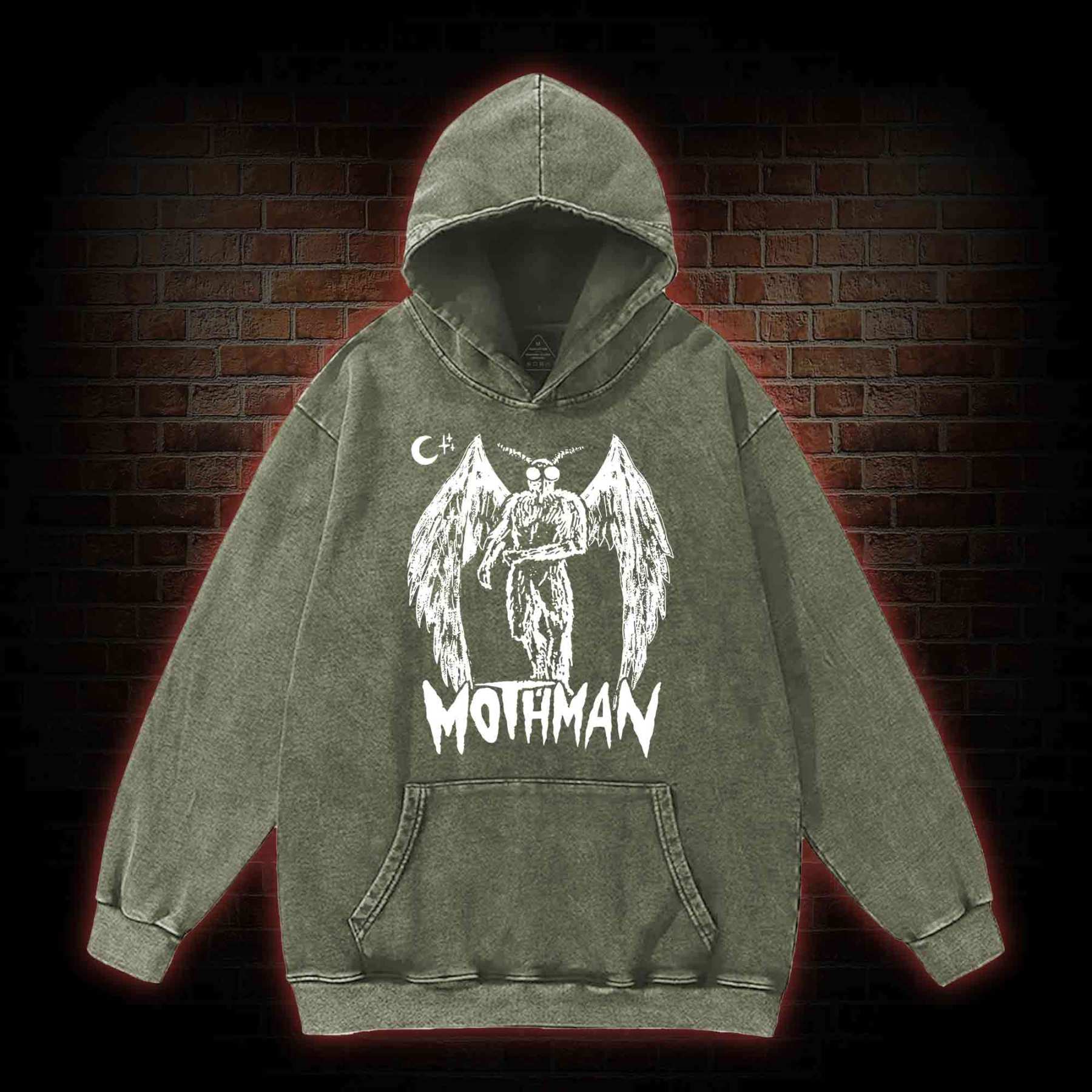 Mothman Washed Hoodie