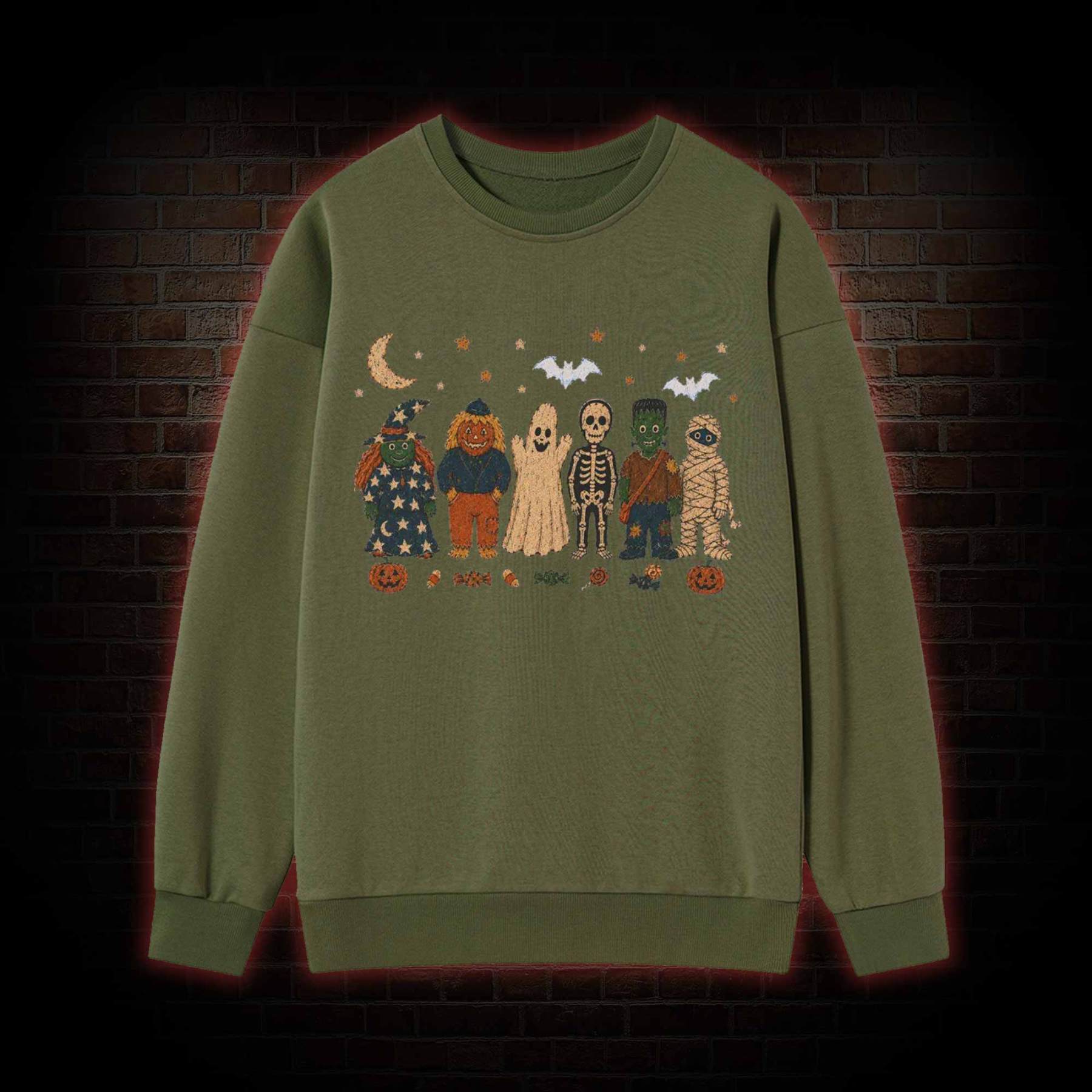 Halloween Monsters Sweatshirt