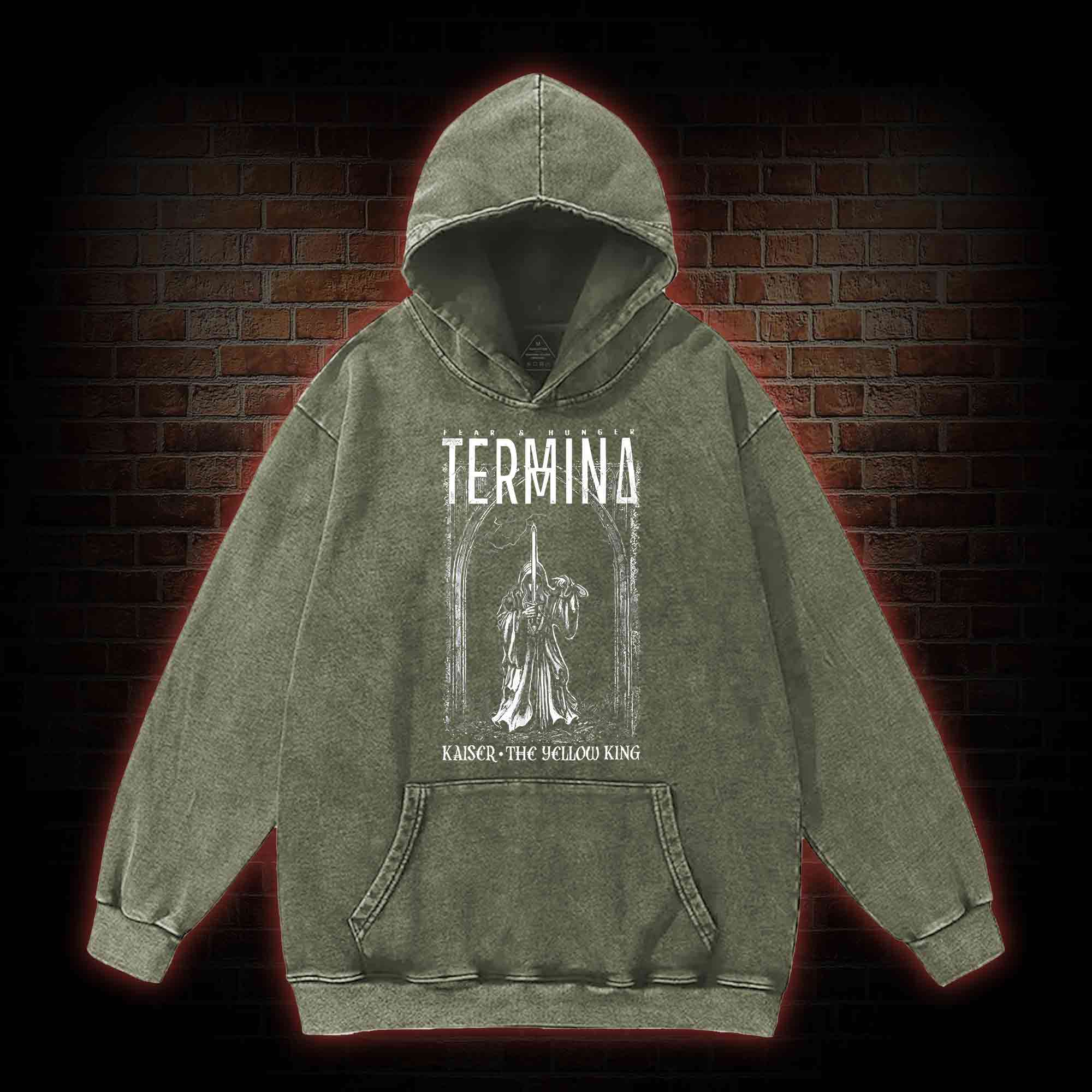 Termina Kaiser The Yellow King Washed Hoodie