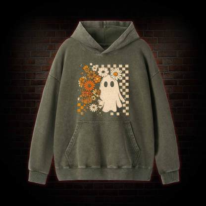 Groovy Ghost Washed Hoodie