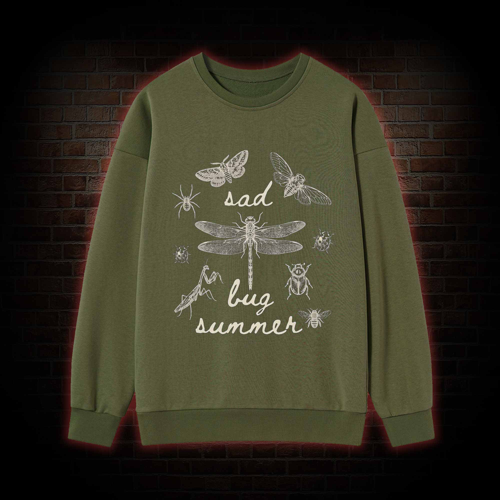 Sad Bug Summer Sweatshirt