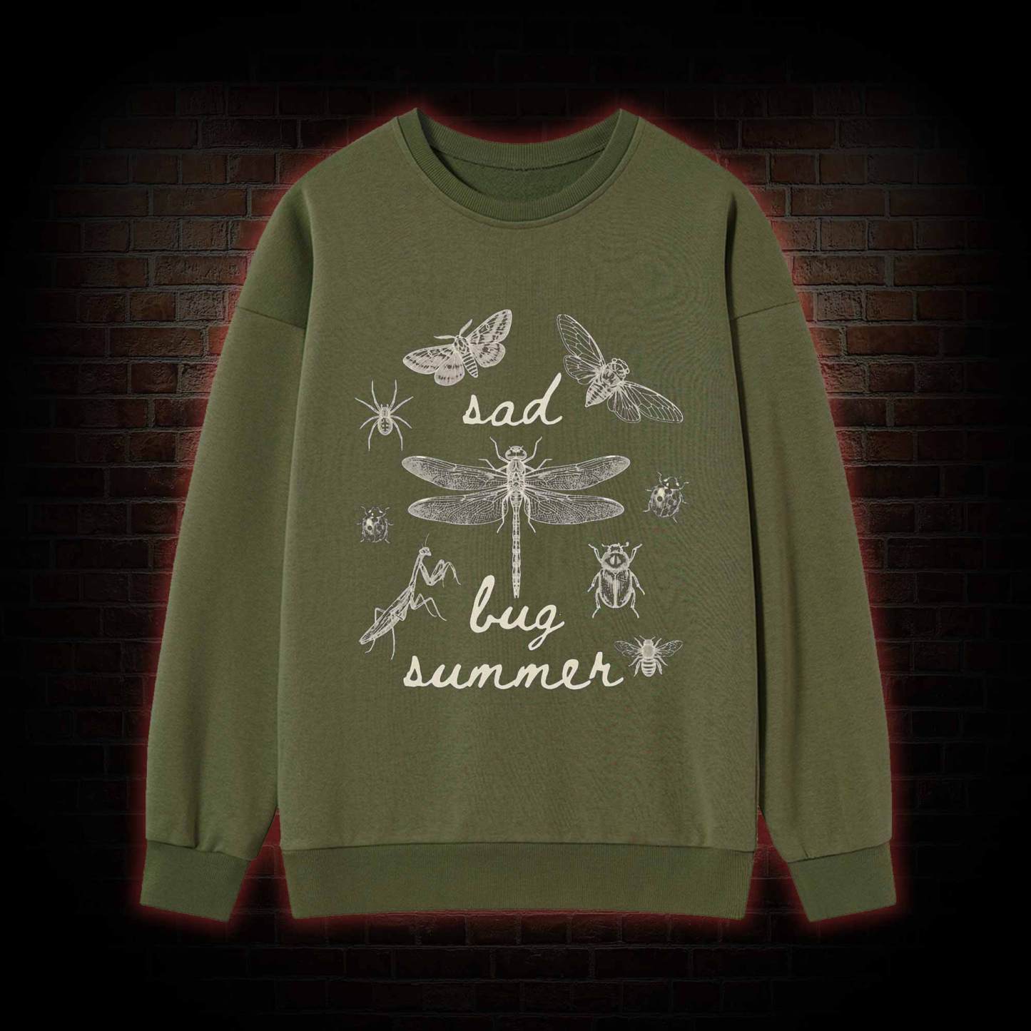 Sad Bug Summer Sweatshirt