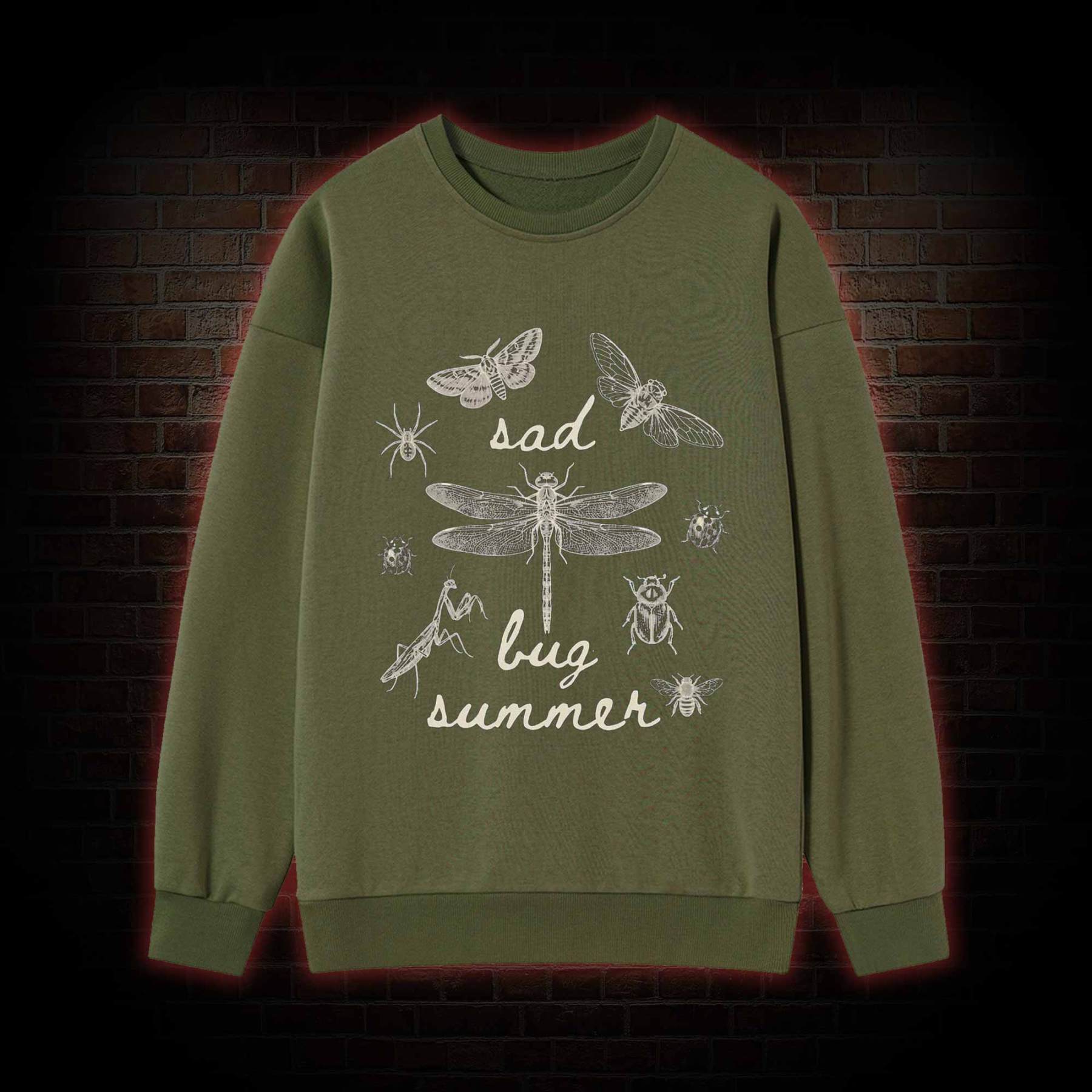 Sad Bug Summer Sweatshirt