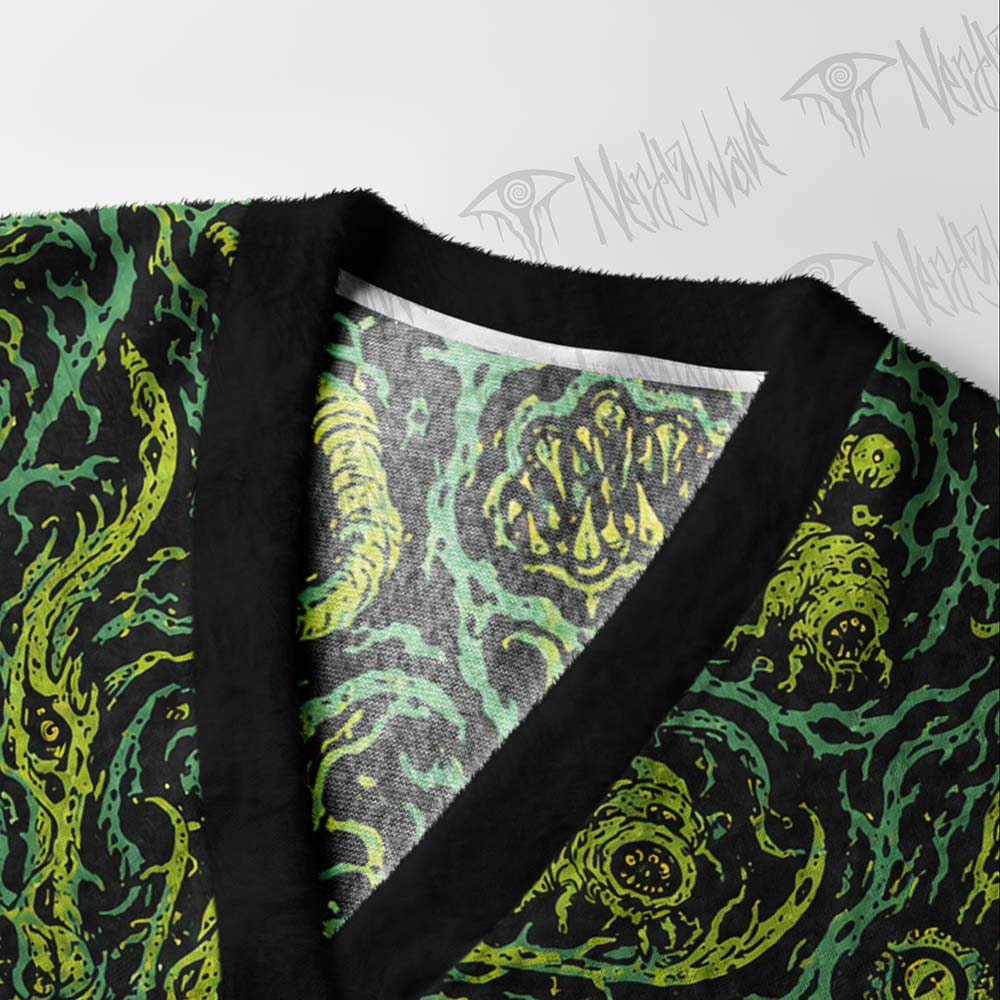 Cthulhu Awakens Occult Cardigan Sweater