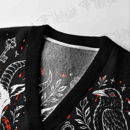 Baphomet Cardigan Sweater