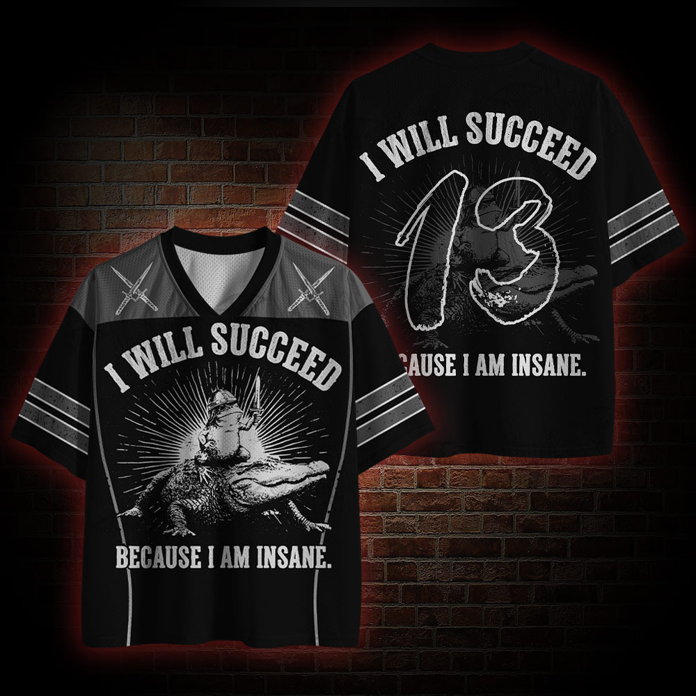 I Will Succeed Meme Mesh Jersey