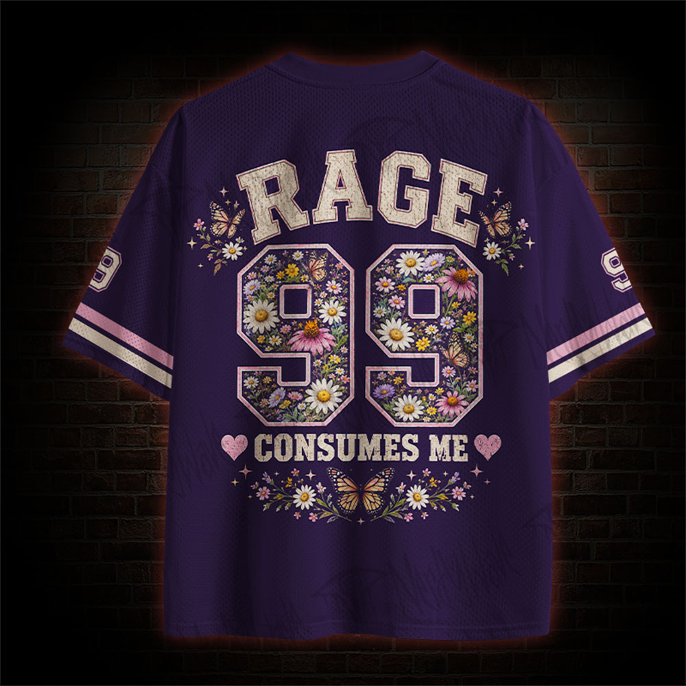 Rage Consumes Me Cat Mesh Jersey