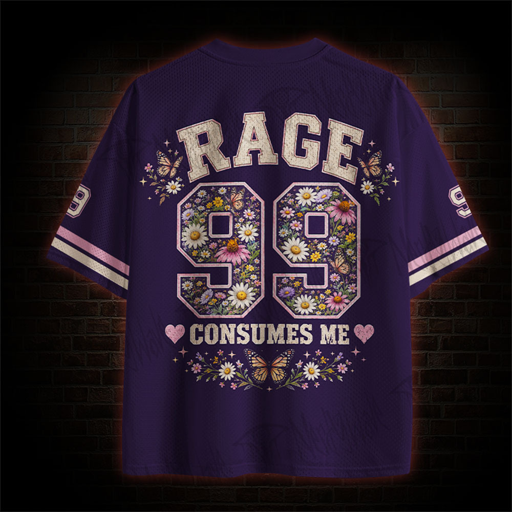Rage Consumes Me Cat Mesh Jersey