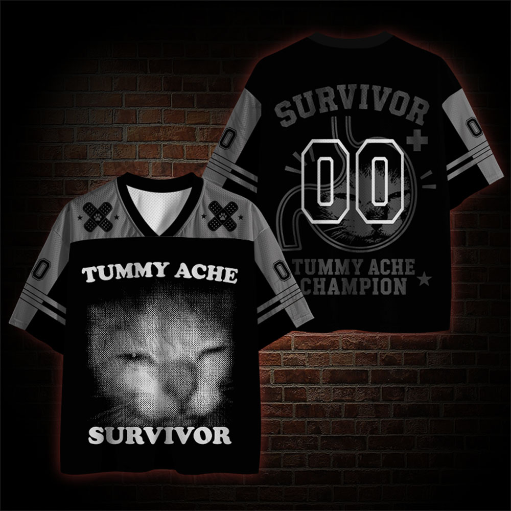 Tummy Ache Survivor Cat Mesh Jersey