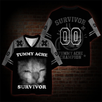 Tummy Ache Survivor Cat Mesh Jersey