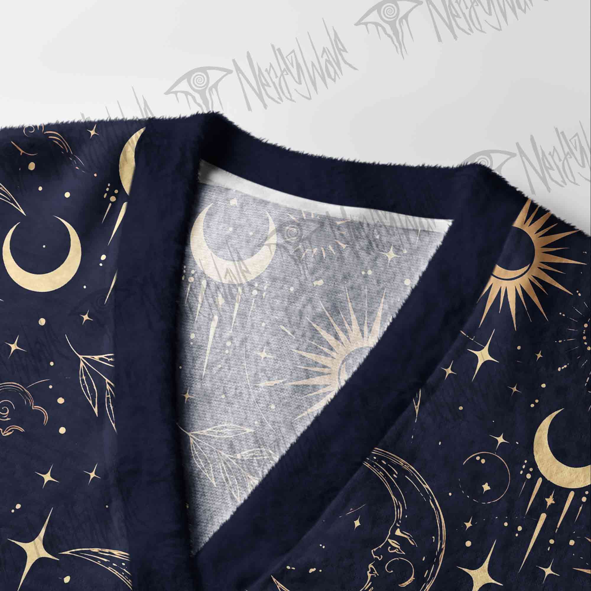Celestial Aesthetic Cardigan Sweater