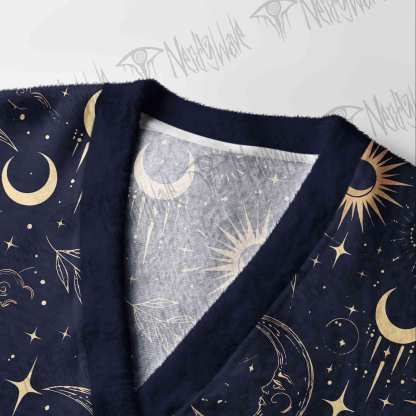 Celestial Aesthetic Cardigan Sweater