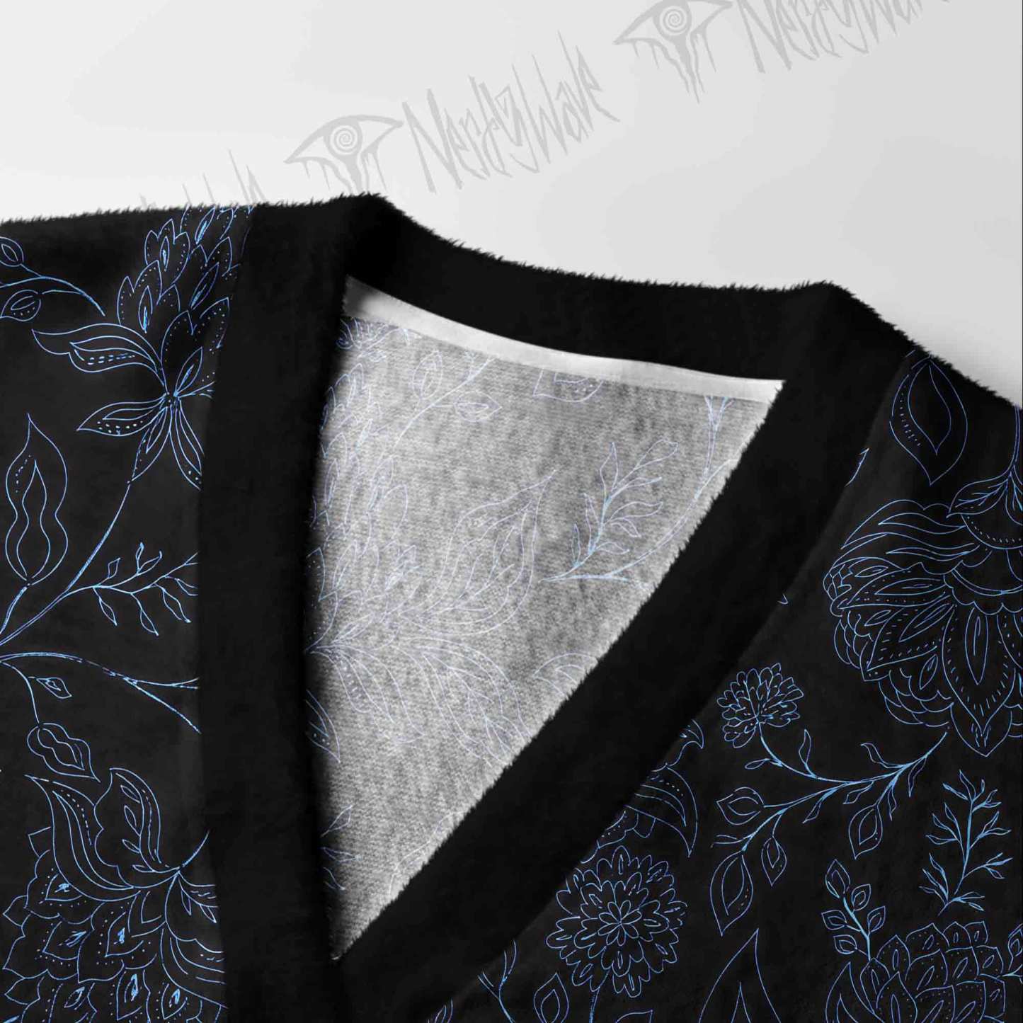Gothic Botanical Cardigan Sweater