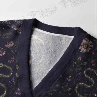 Moth and Botanical Cardigan Sweater