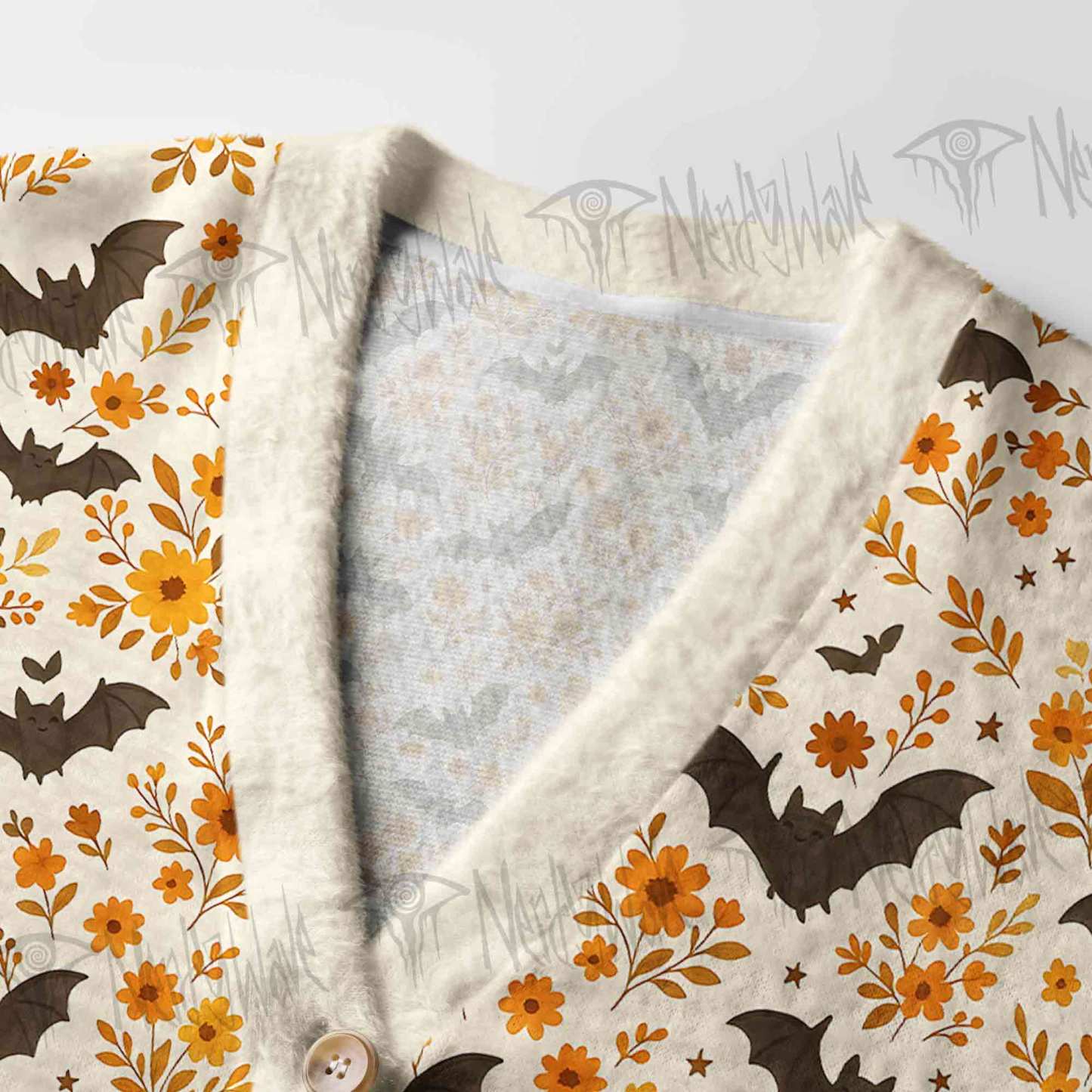 Batty Botanical Women's Cardigan Sweater