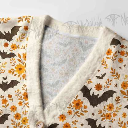 Batty Botanical Women's Cardigan Sweater