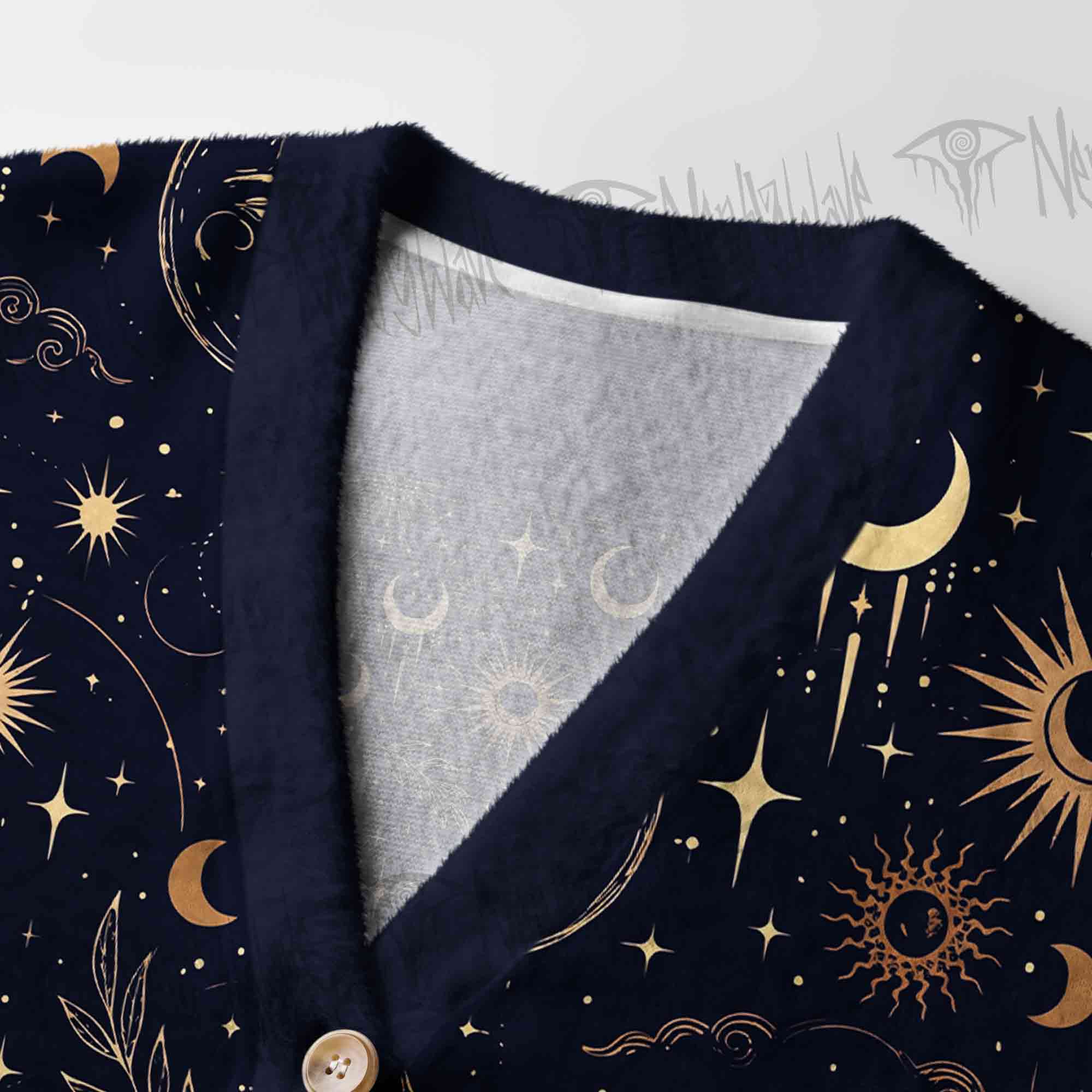 Celestial Aesthetic Women's Cardigan Sweater