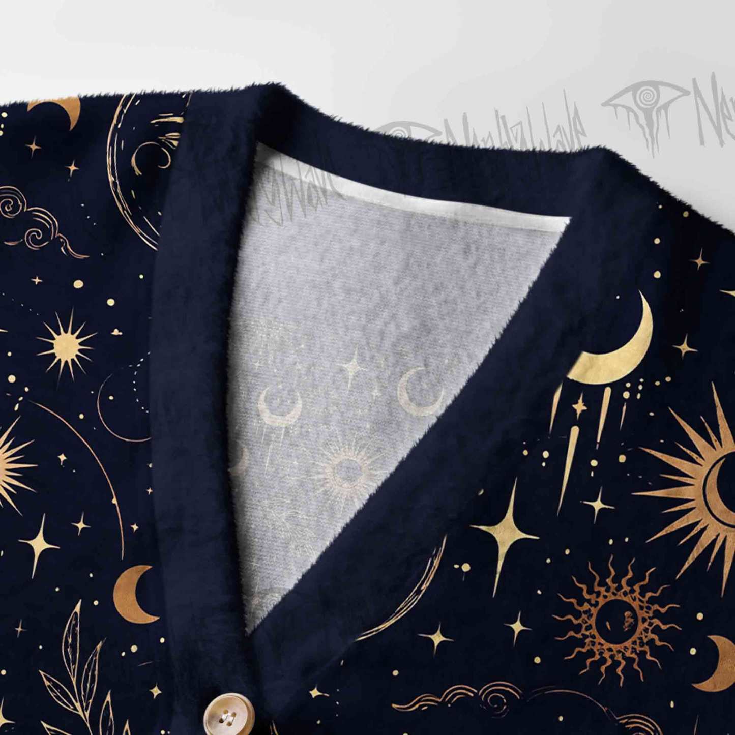 Celestial Aesthetic Women's Cardigan Sweater