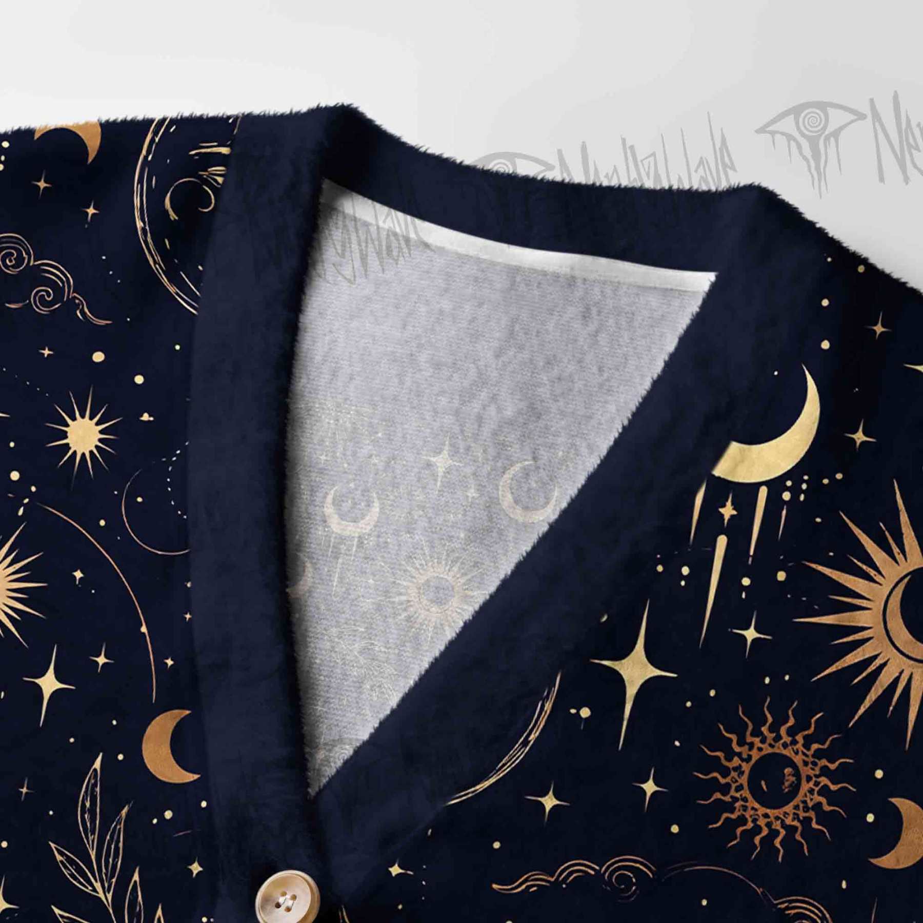 Celestial Aesthetic Women's Cardigan Sweater