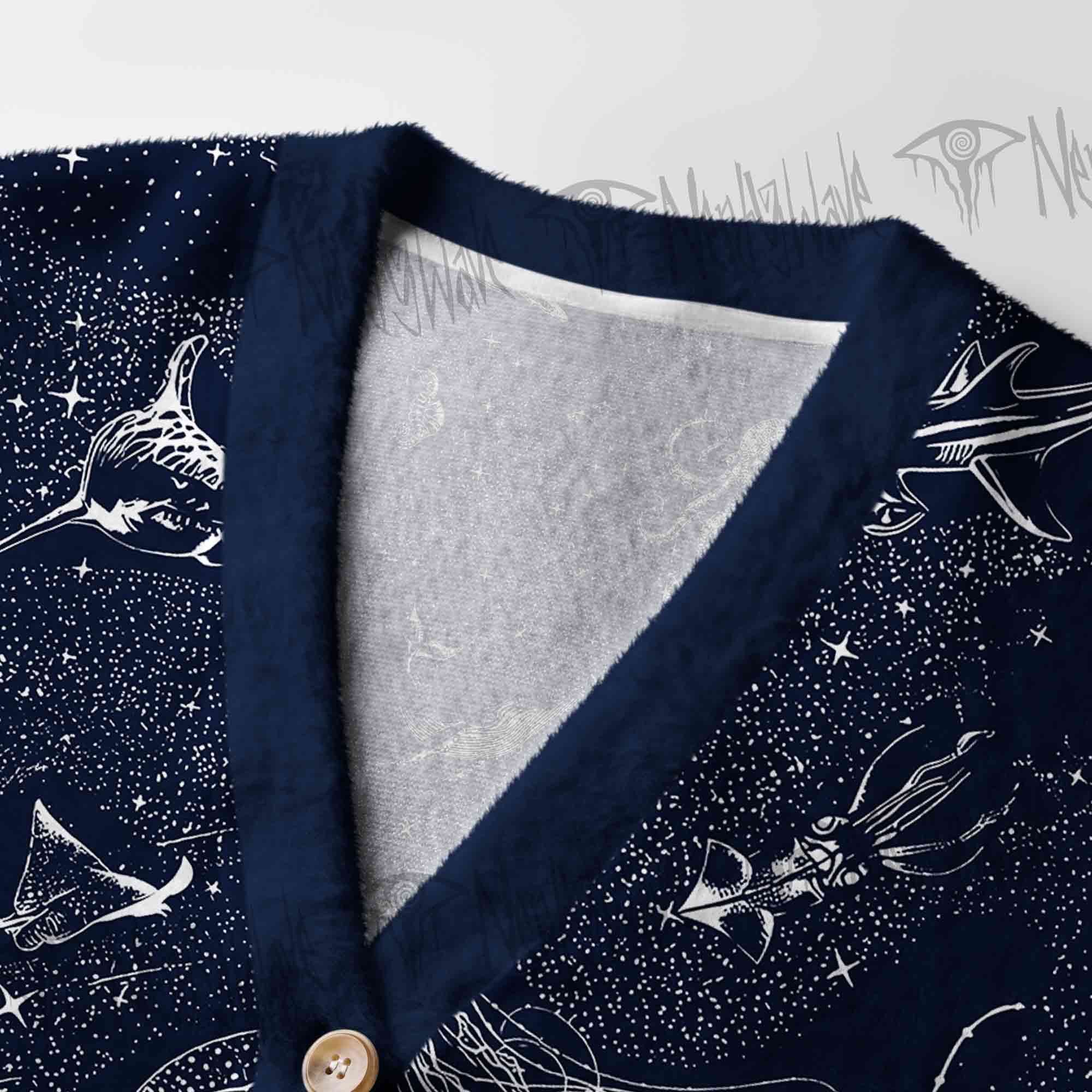 Deep Sea Jellyfish Women's Cardigan Sweater