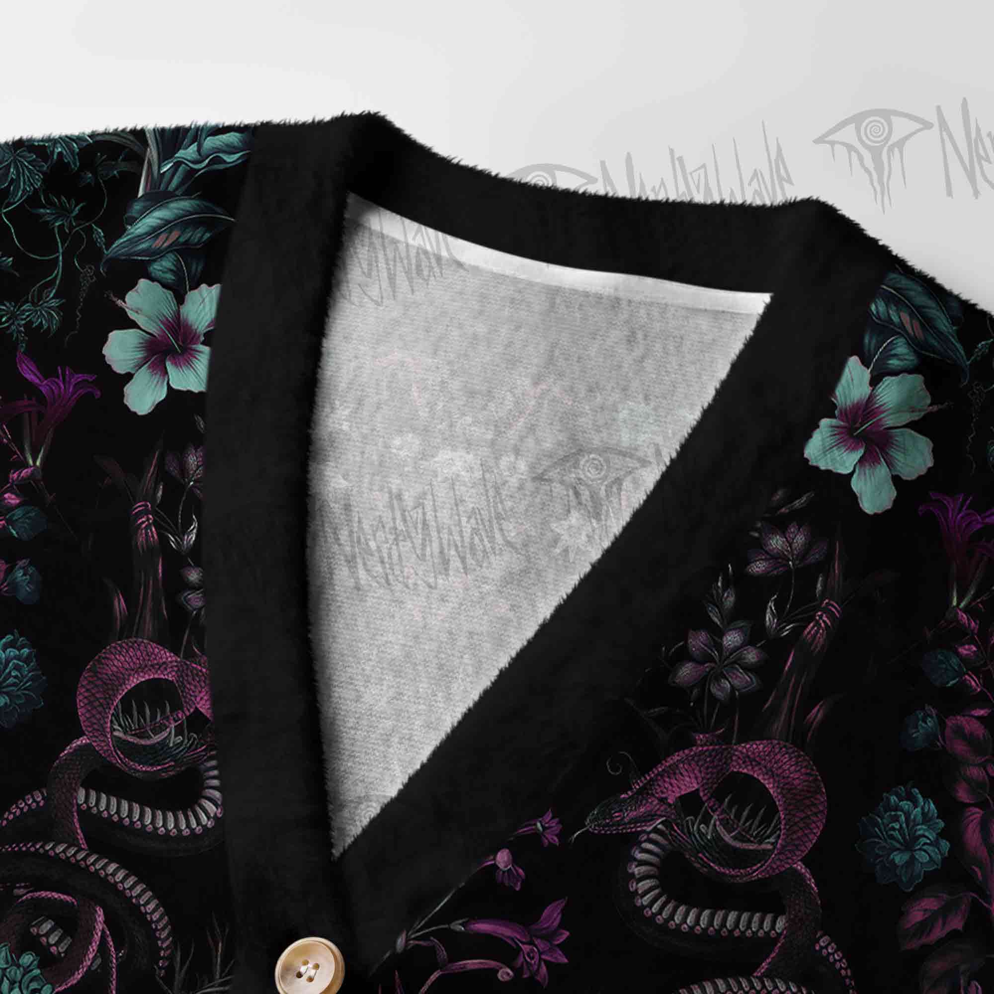 Forbidden Flora Women's Cardigan Sweater