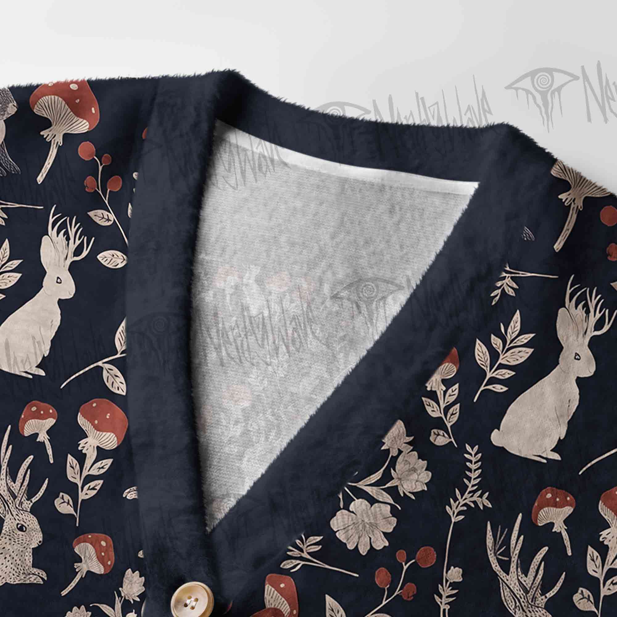 Jackalope Women's Cardigan Sweater