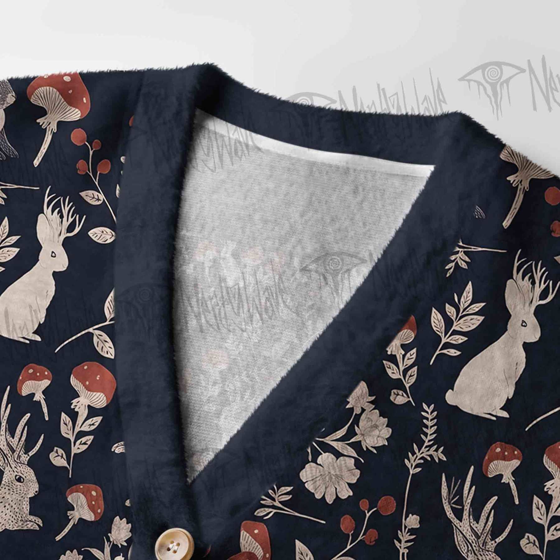 Jackalope Women's Cardigan Sweater