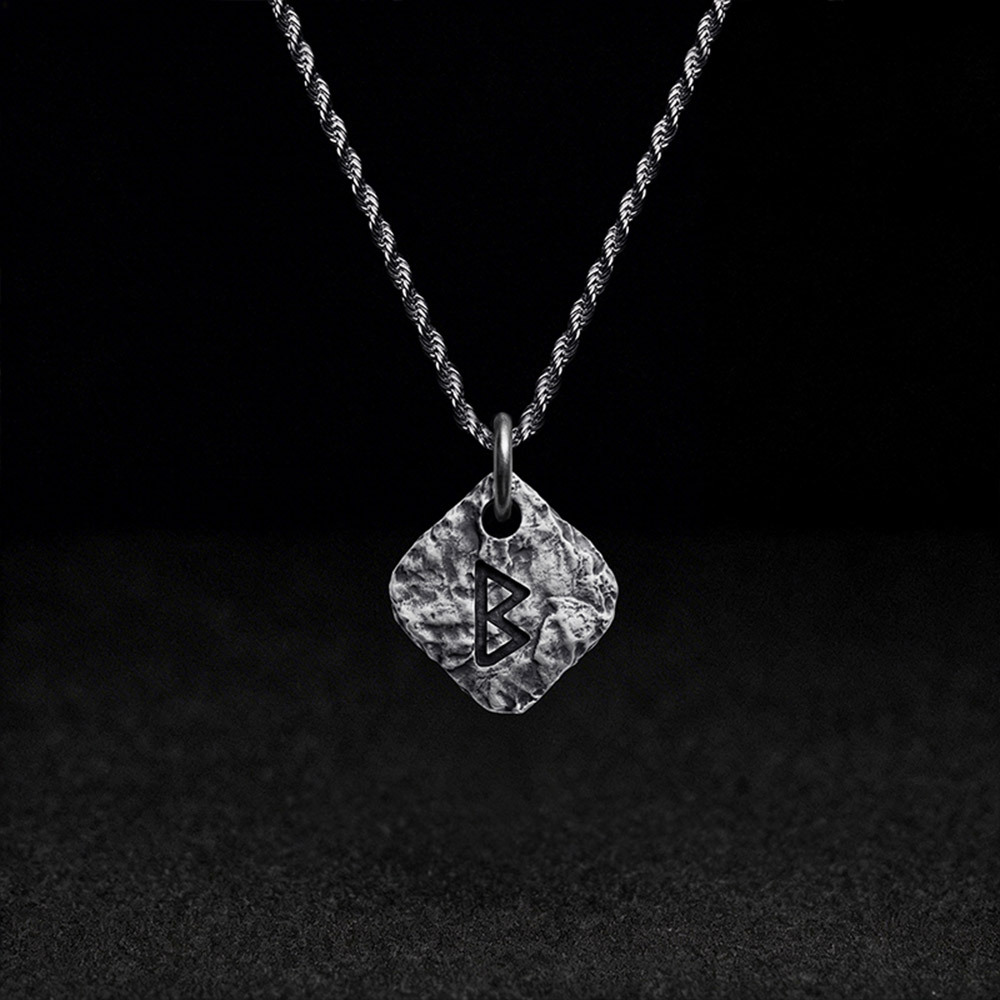  Tiwaz Rune Pendant Necklace