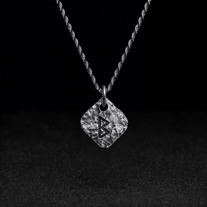  Tiwaz Rune Pendant Necklace