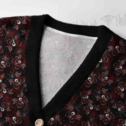 The All-Seeing Moth Women's Cardigan Sweater