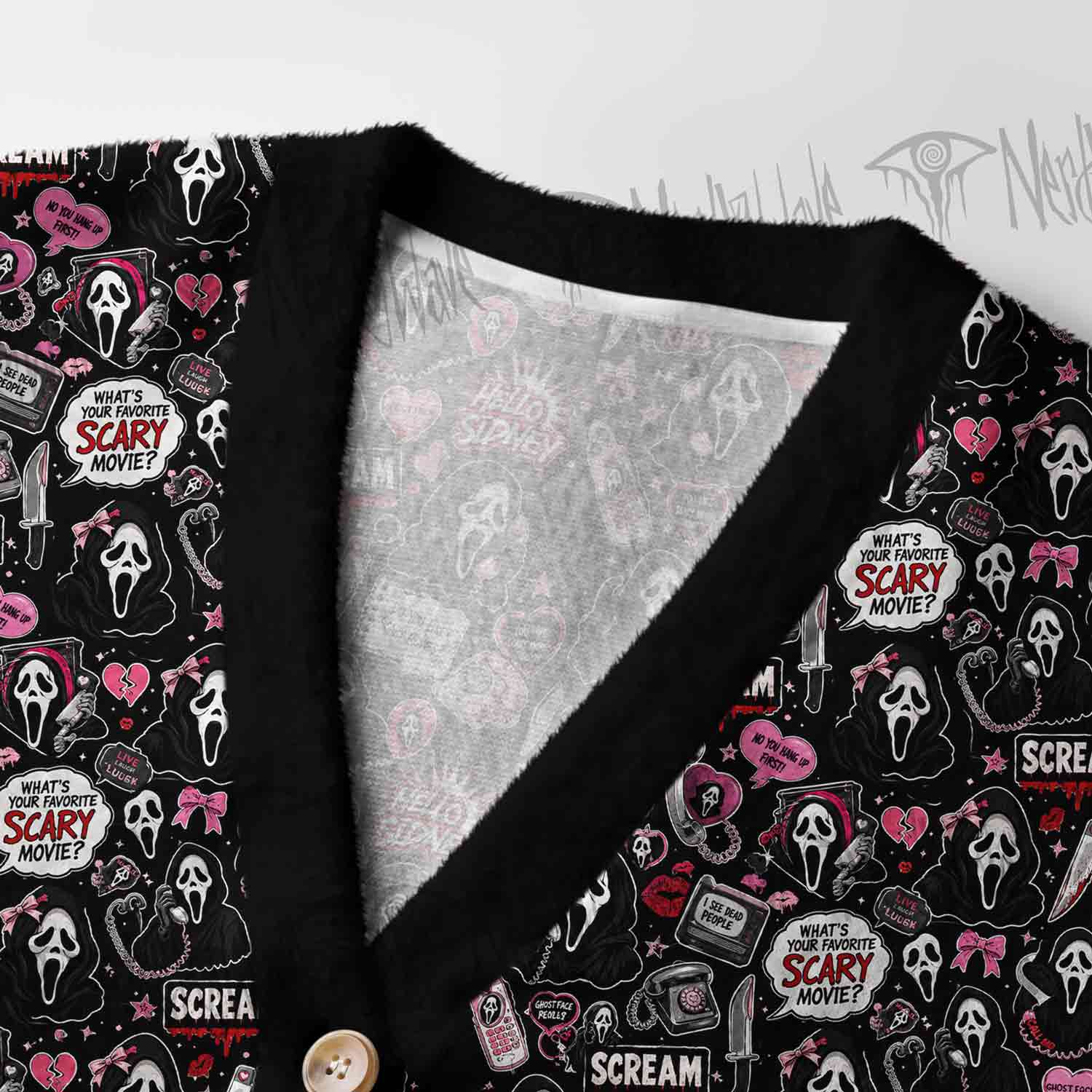 What's Your Favorite Scary Movie Women's Cardigan Sweater