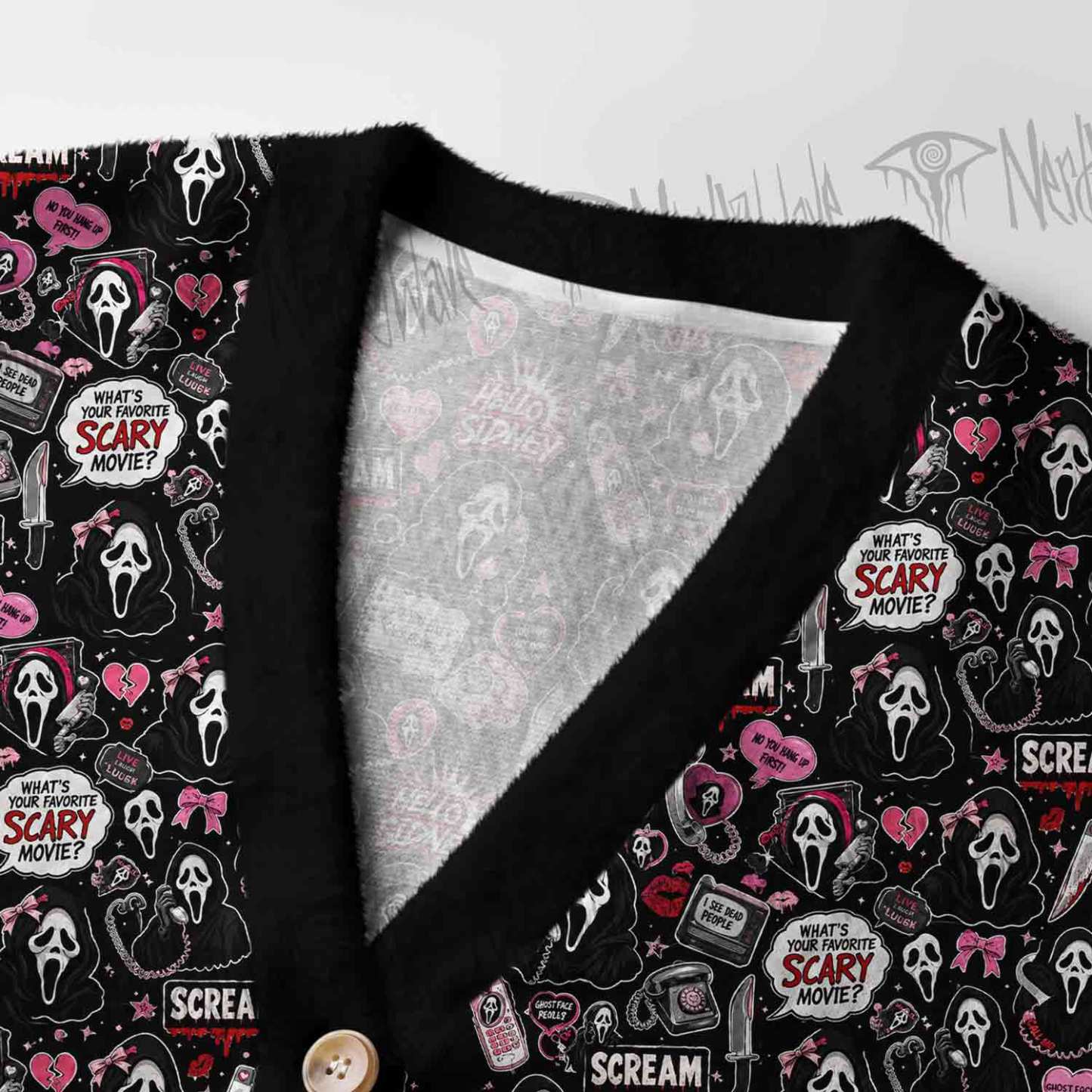 What's Your Favorite Scary Movie Women's Cardigan Sweater