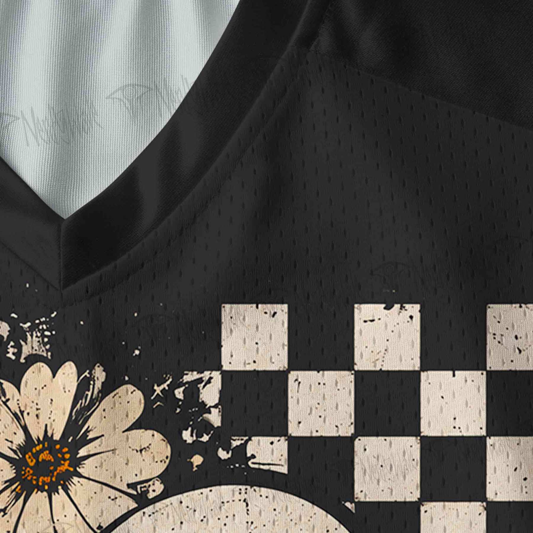 Stay Creepy V-Neck Long Sleeve Jersey