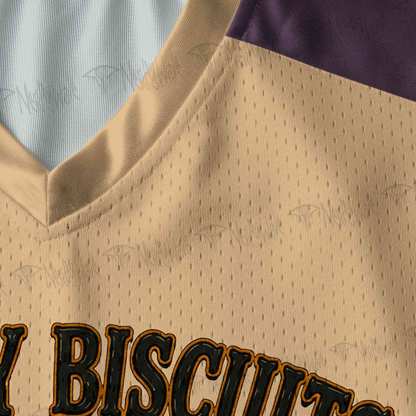 Spooky Biscuits V-Neck Long Sleeve Jersey