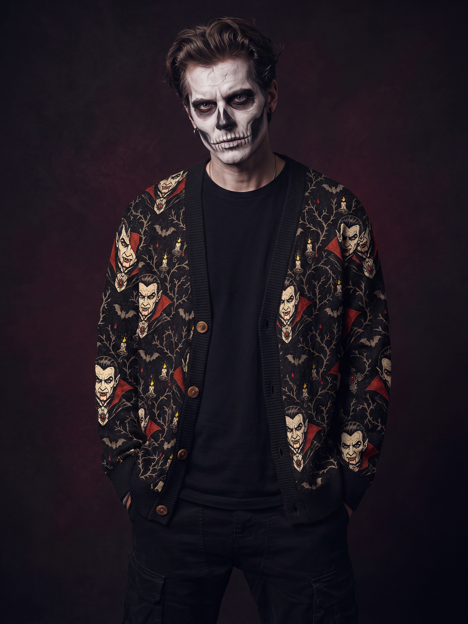 Vampire Lord Cardigan Sweater
