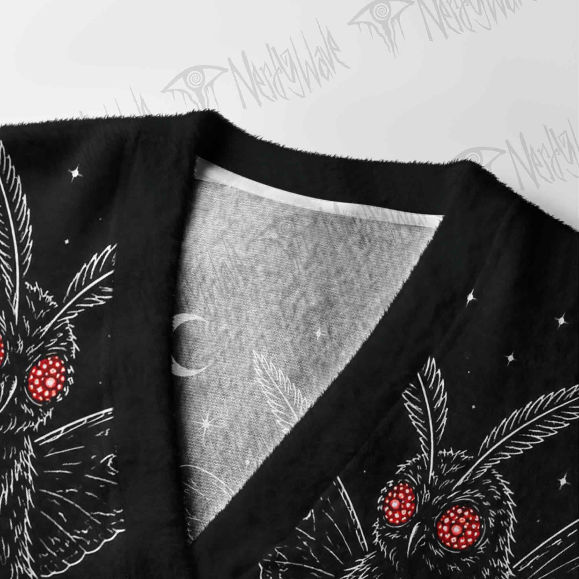 Mothman Omen Cardigan Sweater