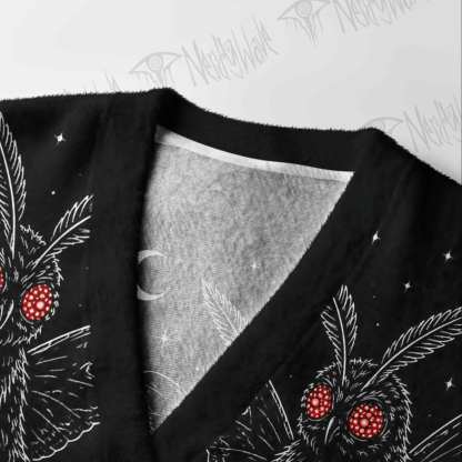 Mothman Omen Cardigan Sweater