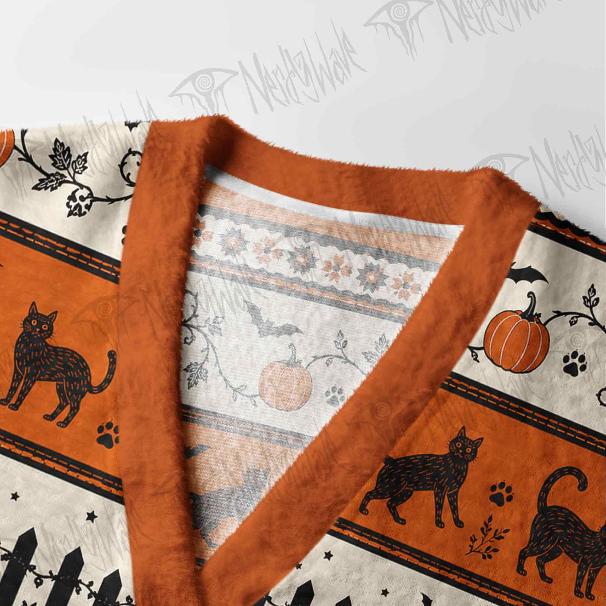 Graveyard Kitty Party Cardigan Sweater