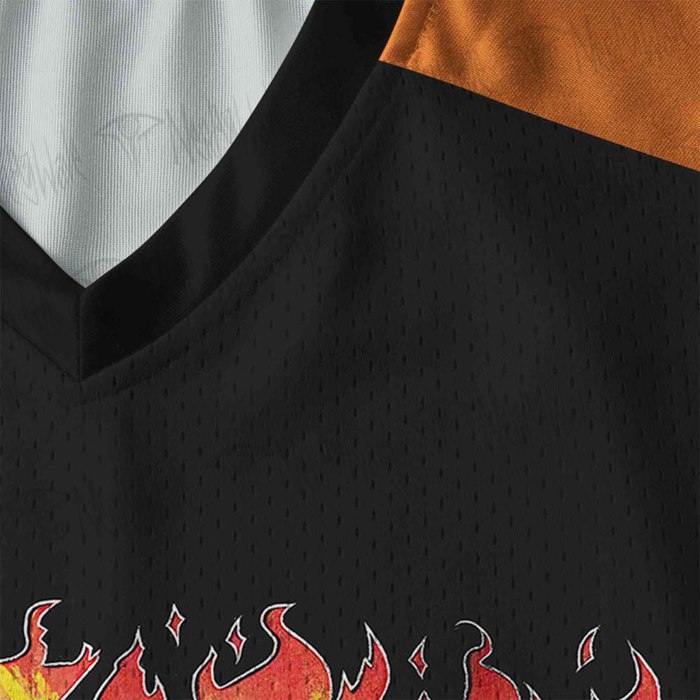 Autism V-Neck Long Sleeve Jersey