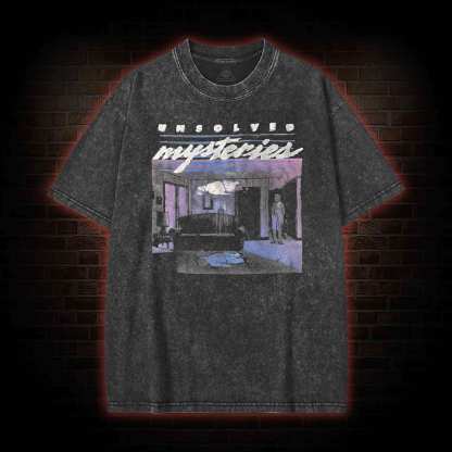 Unsolved Mysterys Washed T-shirt