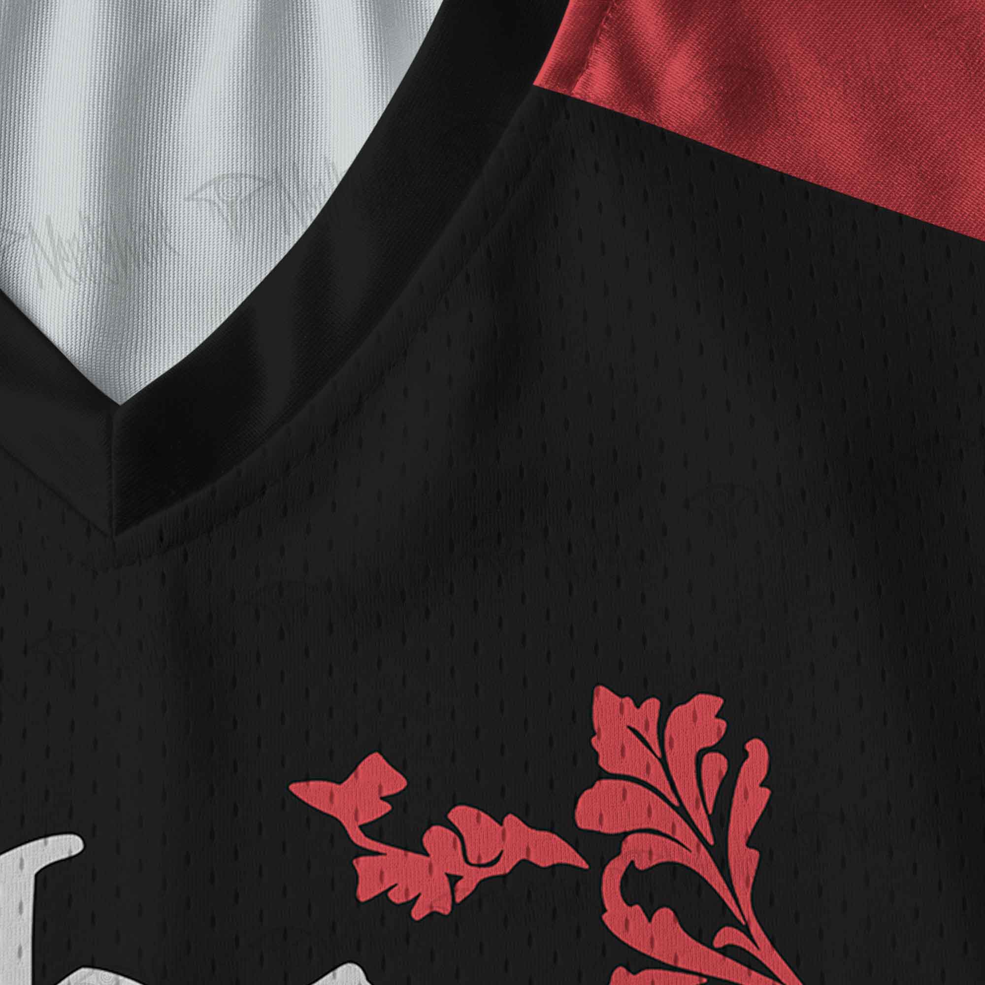 The Devil Herself V-Neck Long Sleeve Jersey