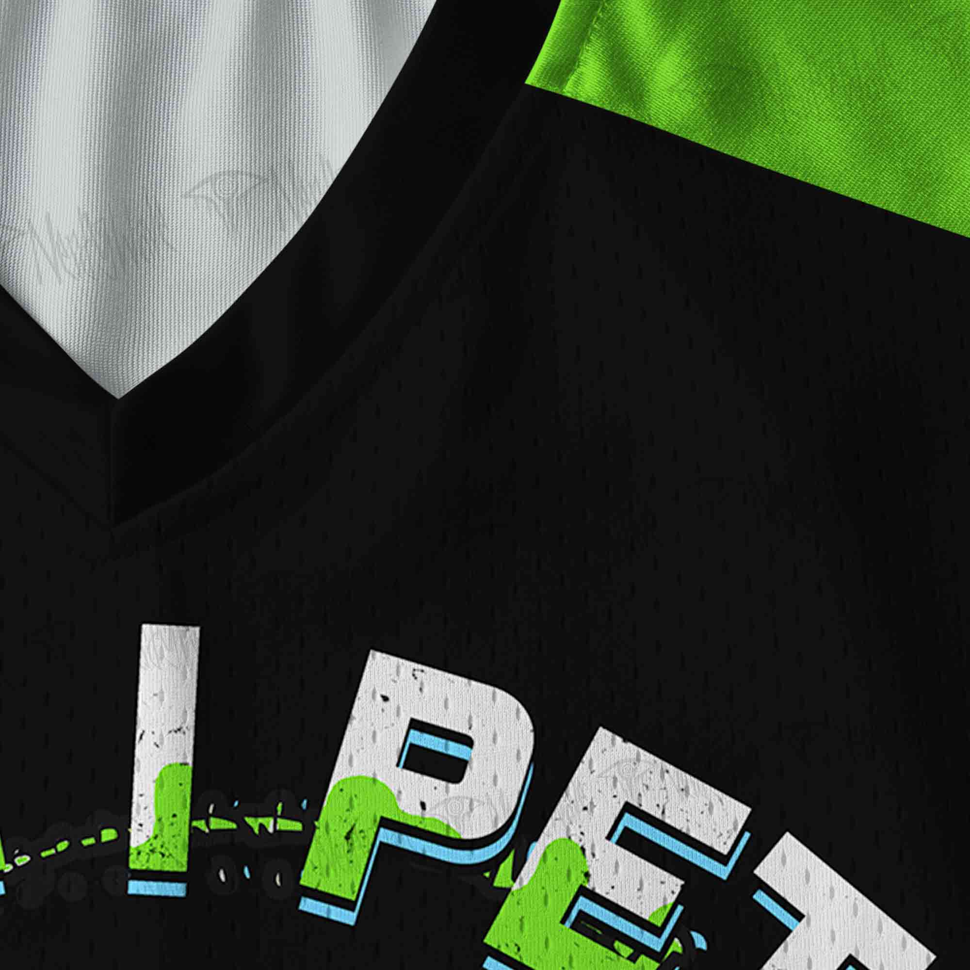 Can I Pet That Dawg V-Neck Long Sleeve Jersey