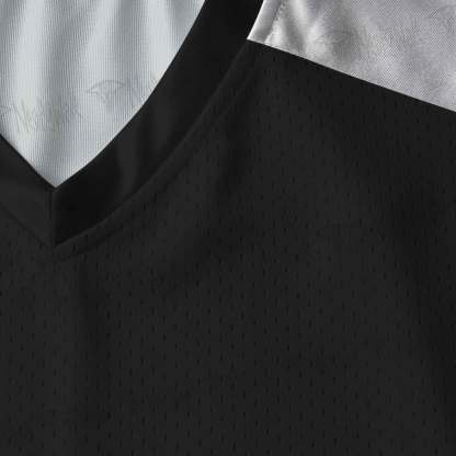 Puzzle Box Torture Graphic V-Neck Long Sleeve Jersey