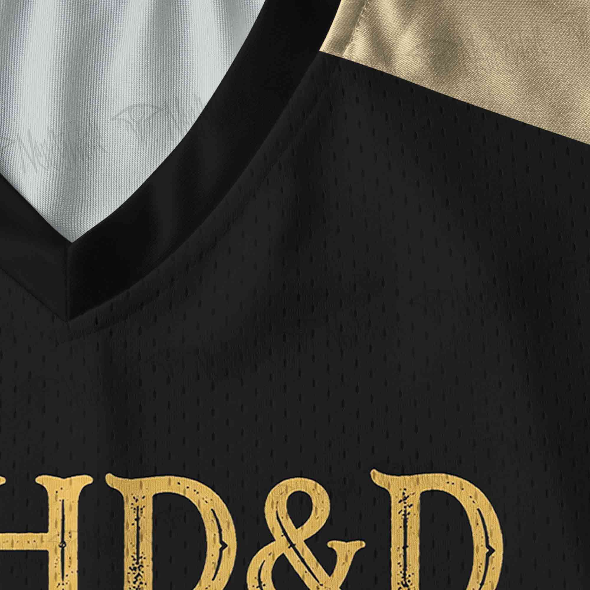 ADHD&D V-Neck Long Sleeve Jersey
