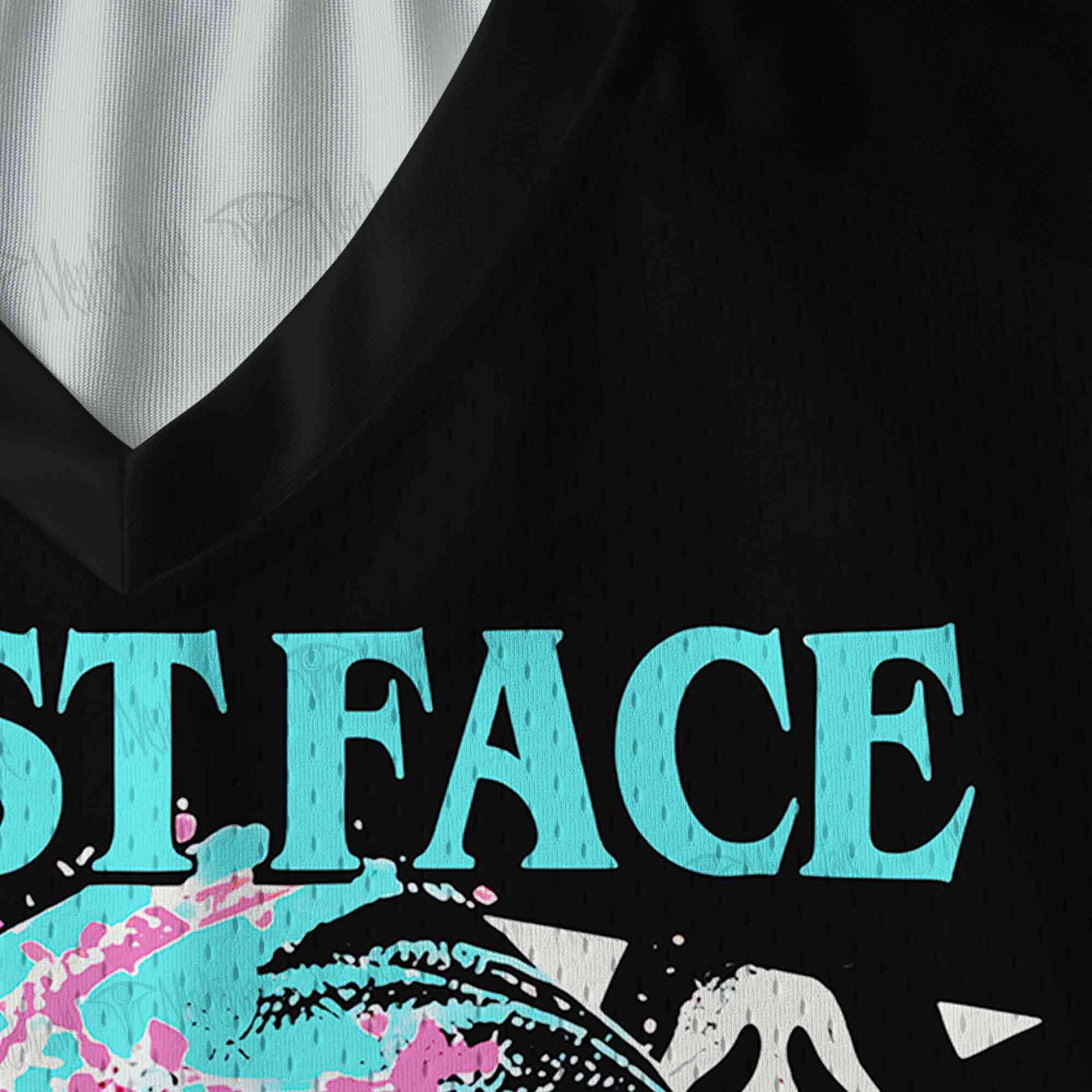 What's Your Favortie Scary Movie? V-Neck Long Sleeve Jersey